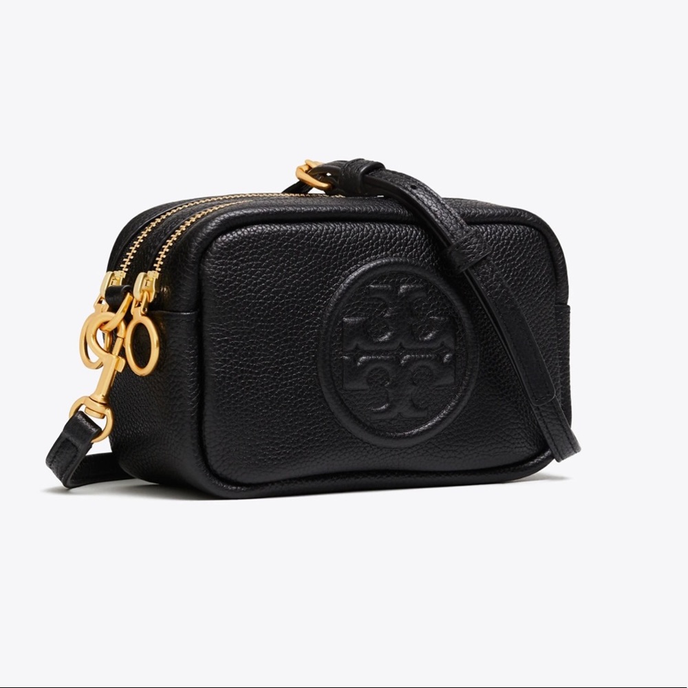Black Tory Burch Perry Bombé Mini Bag